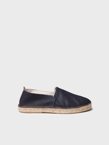 zapatillas hombre - Alpargata cerrada de hombre en piel con suela de yute | MINO - Toni Pons