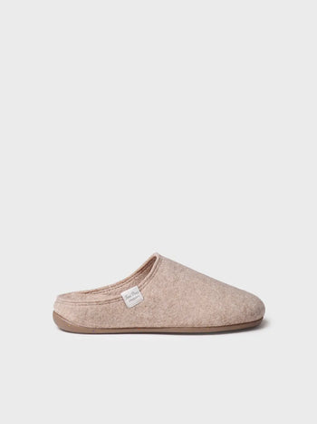 zapatillas de casa mujer - Zapatilla tipo zueco para mujer en fieltro reciclado | MONA-FR - Toni Pons