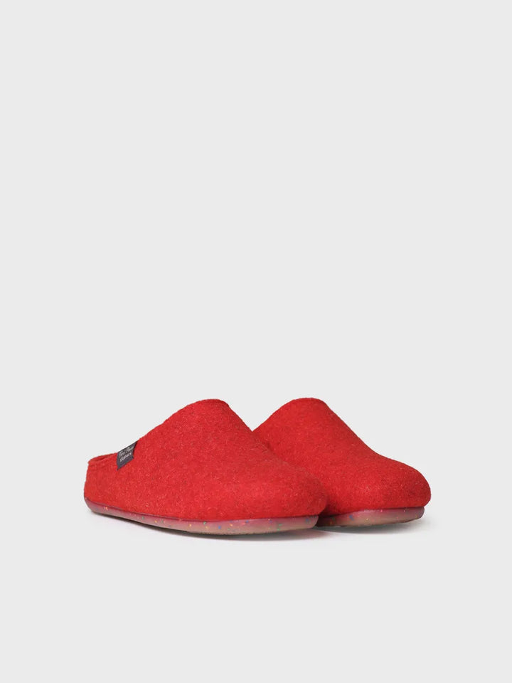 zapatillas de casa mujer - Zapatilla tipo zueco para mujer en fieltro reciclado | MONA-FR - Toni Pons