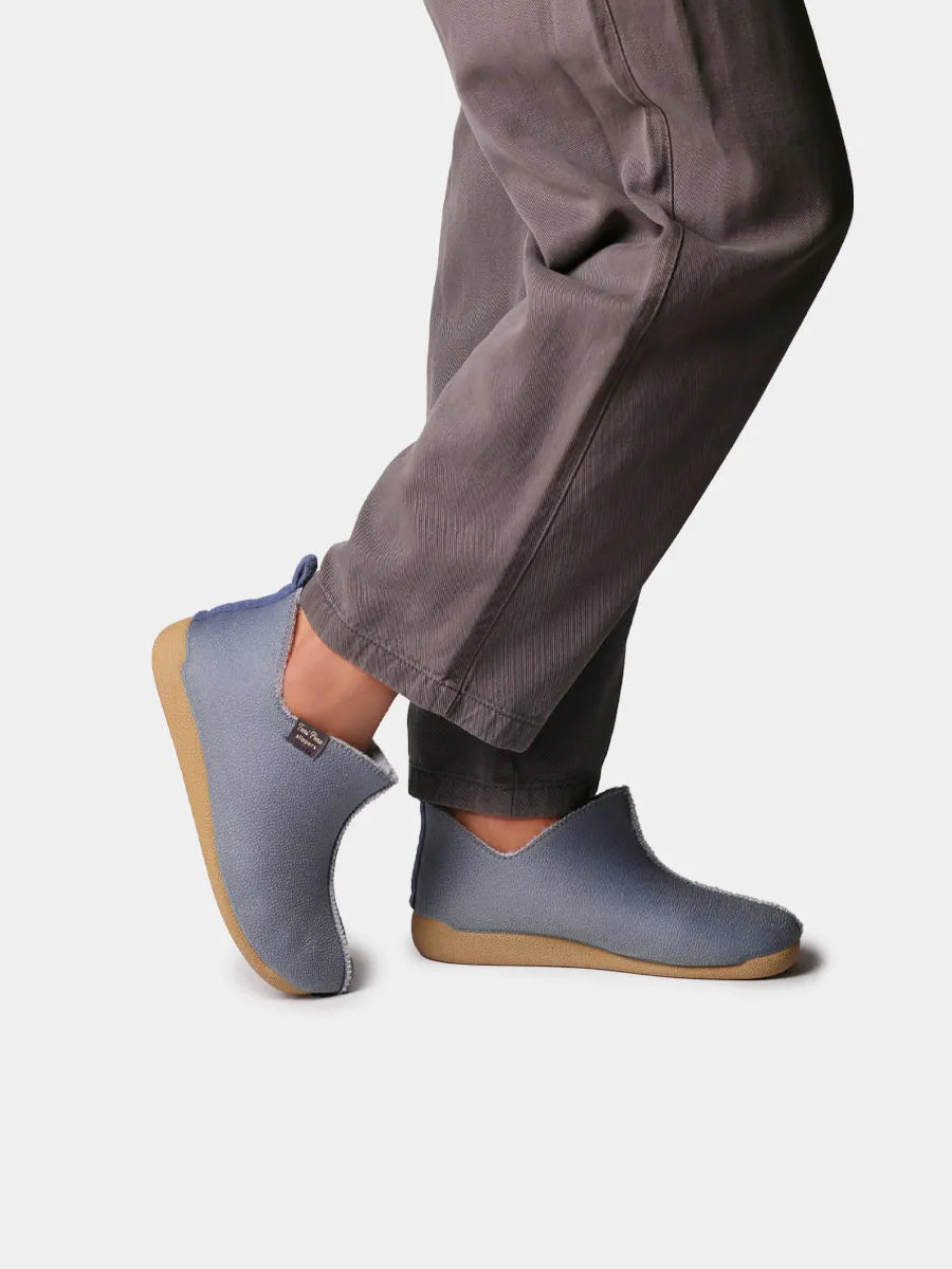Zapatillas de casa mujer - Zapatilla de casa abotinada para mujer en tejido | MOSCU-BD - Toni Pons