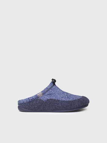 zapatillas hombre - Zapatilla tipo zueco para hombre en tejido acolchado y fieltro | NADIR-UM - Toni Pons
