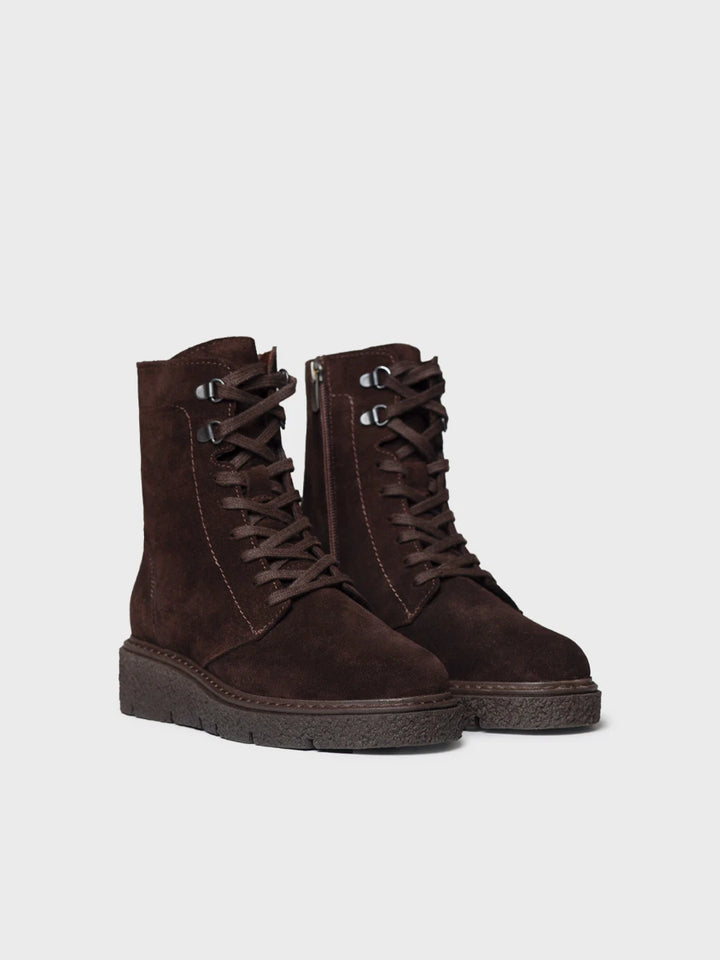 Botines mujer - Bota con serraje en piel para mujer | NARA-SY - Toni Pons