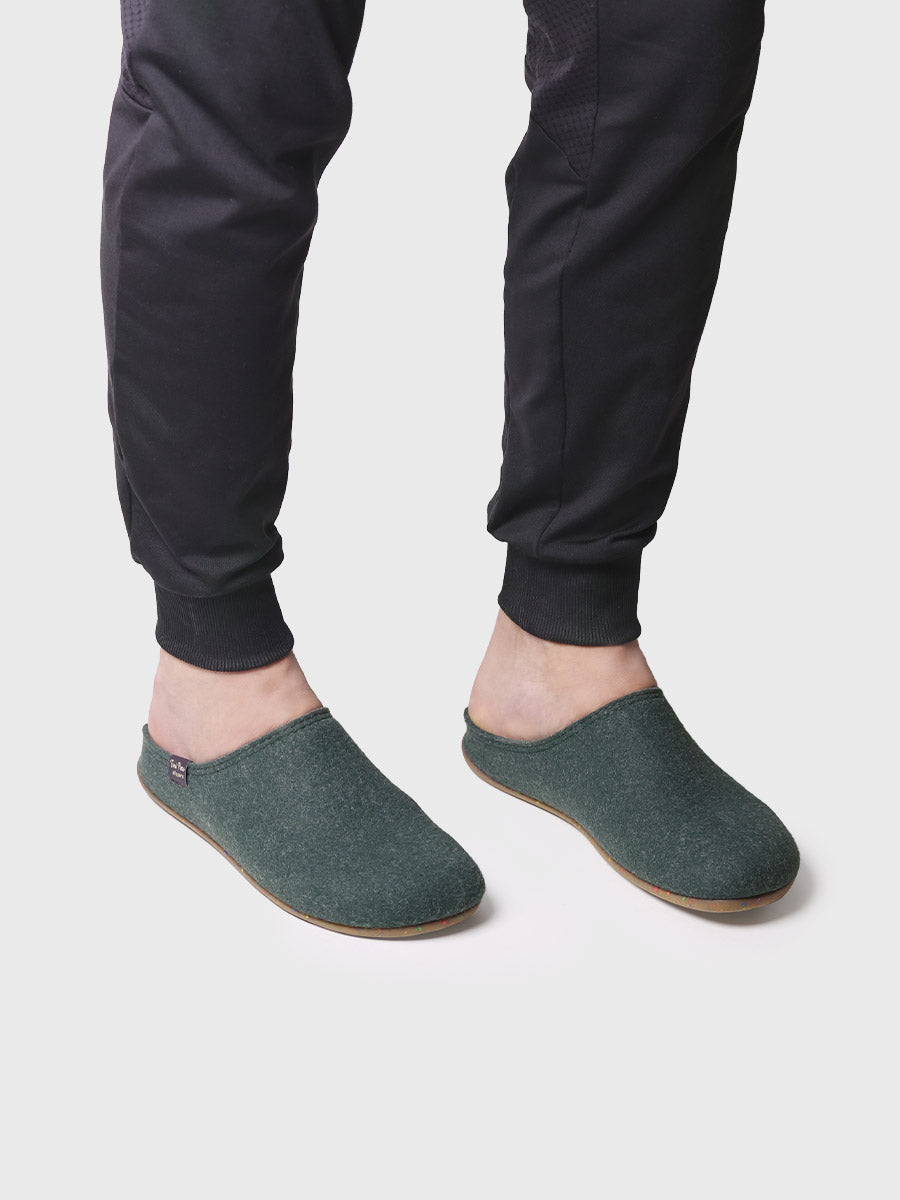 zapatillas de casa hombre - Zapatilla de casa tipo zueco para hombre en fieltro reciclado | NEO-FR - Toni Pons