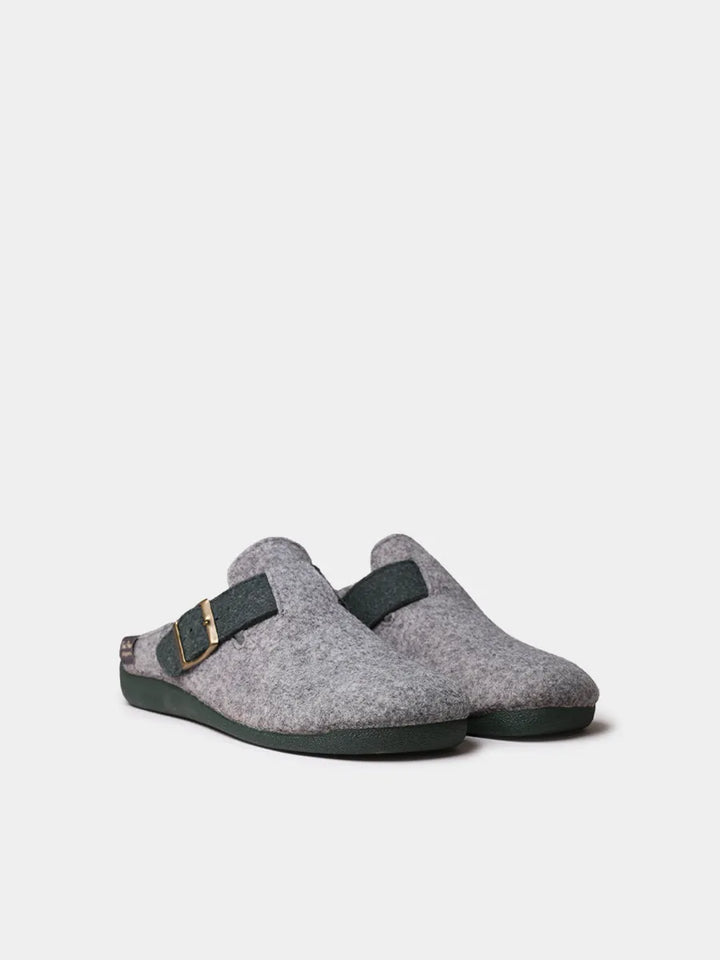 Zapatillas de casa hombre - Zapatilla tipo zueco para hombre en fieltro reciclado | NORTON-FR - Toni Pons