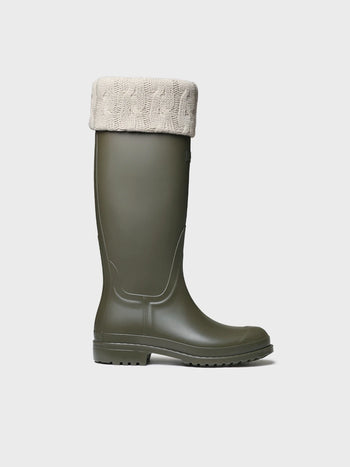 Botines mujer - Bota de agua alta con calcetín de punto para mujer | PUIGMAL - Toni Pons