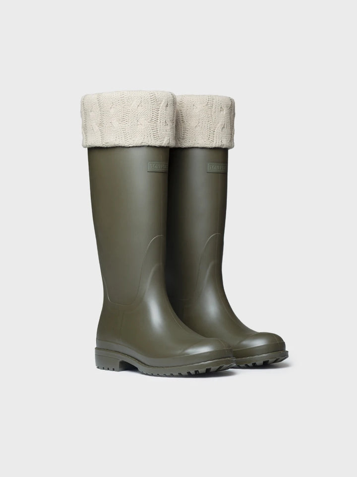 Botines mujer - Bota de agua alta con calcetín de punto para mujer | PUIGMAL - Toni Pons