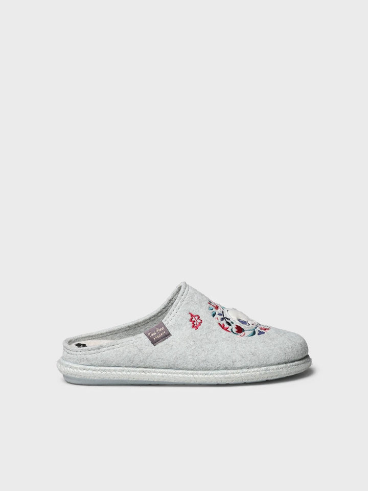 Zapatillas de casa mujer - Slipper de casa en fieltro con motivo Snoopy para mujer | SNOOPY - Toni Pons