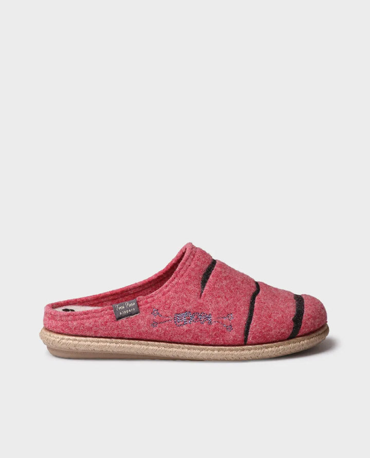 Zapatillas de casa mujer - Slippers tipo zueco de Snoopy para mujer en fieltro | SNOOPY - Toni Pons