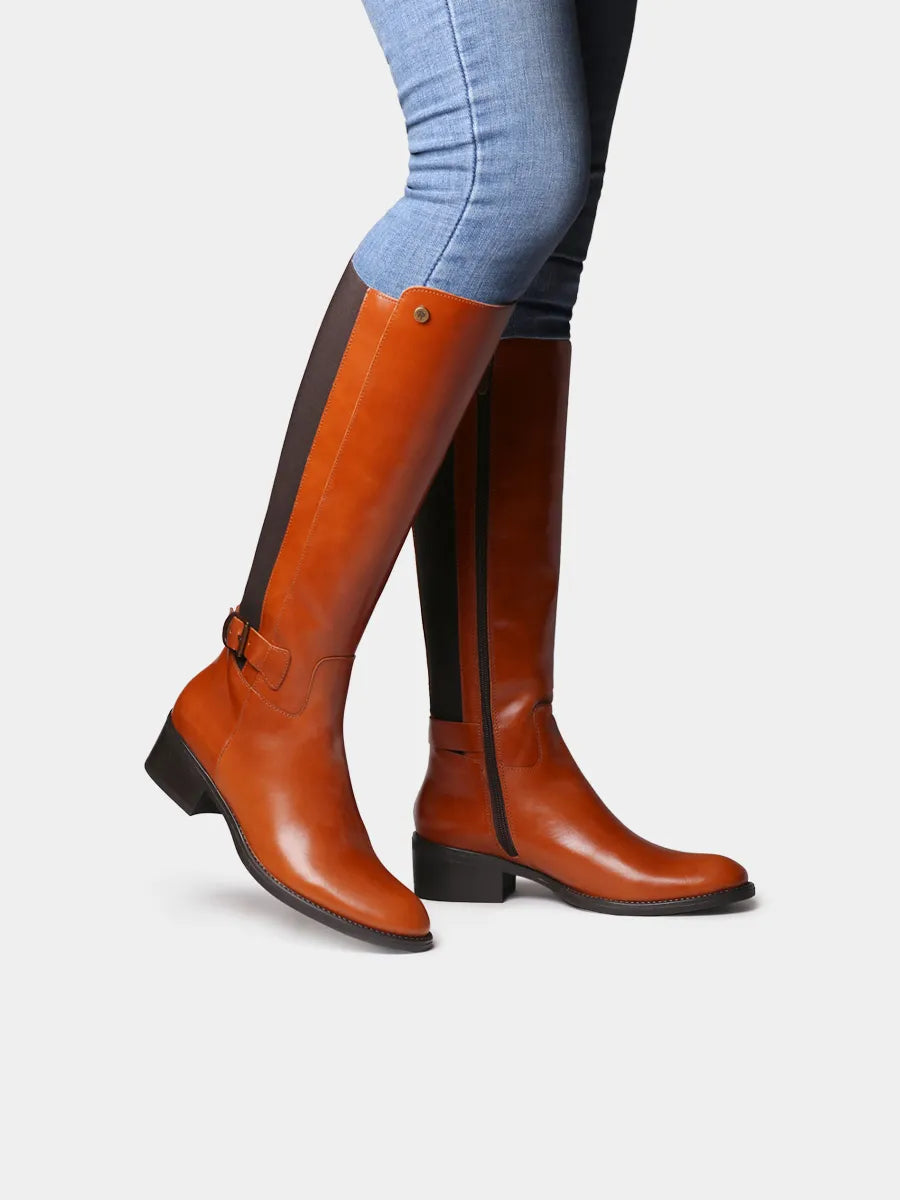 Botas mujer - Bota alta para mujer en piel | TACOMA-P - Toni Pons