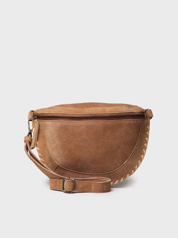 - Bolso bandolera de serraje con diseño redondeado | TEROL - Toni Pons