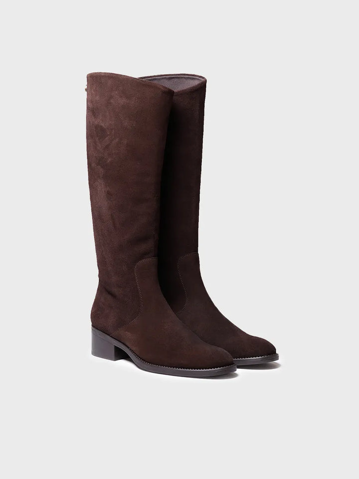 botas mujer - Bota alta para mujer en serraje | TIROL-SY - Toni Pons