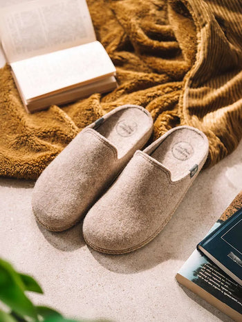 zapatillas de casa hombre - Slippers para hombre de lana reciclada | TOMAS-RW - Toni Pons