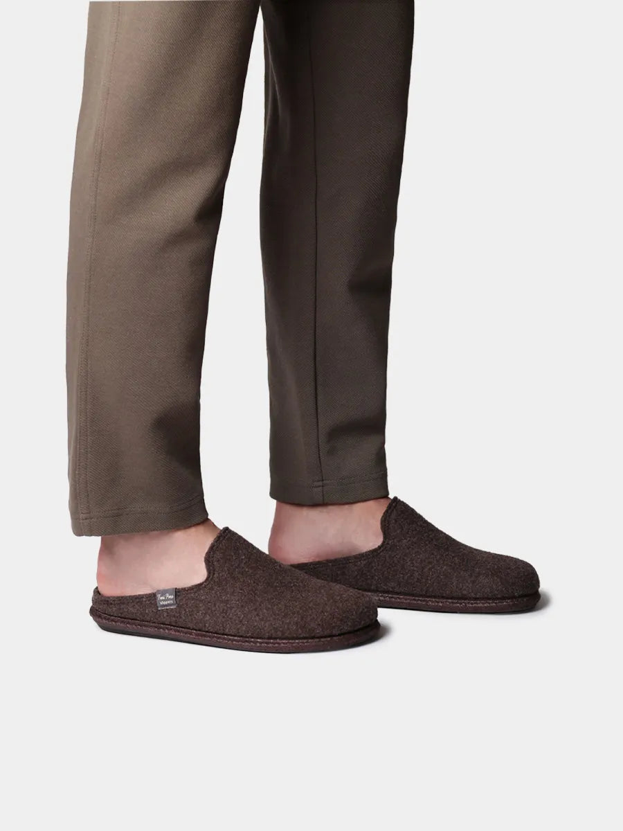Zapatillas de casa hombre - Slippers para hombre en lana reciclada | TOMAS-RW - Toni Pons