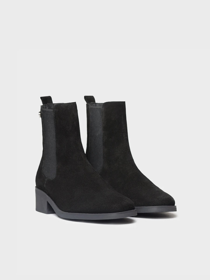Botines mujer - Botín Chelsea en serraje para mujer | TUDELA-SY - Toni Pons