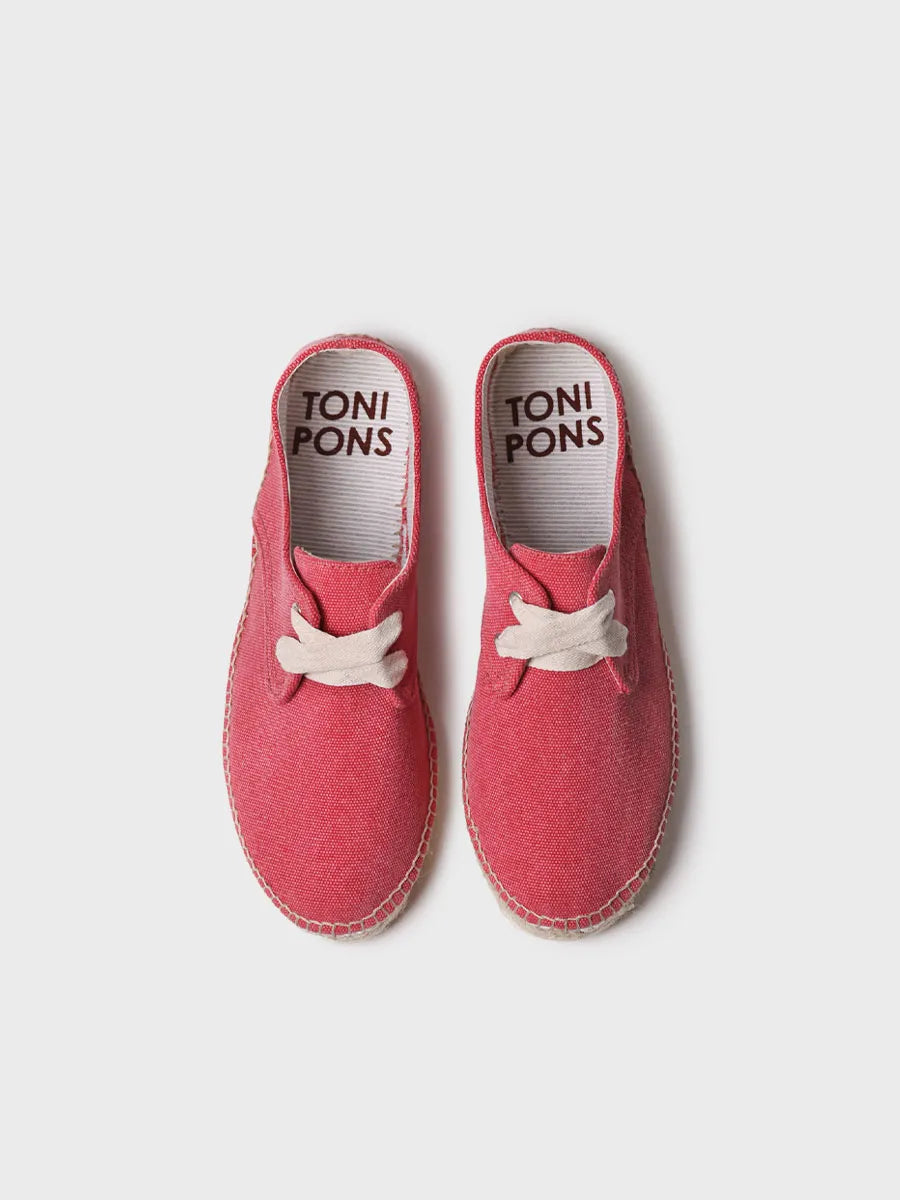 alpargatas mujer - Alpargata vegana de mujer cerrada con cordones | ABRIL  - Toni Pons  