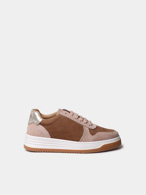 Zapatos con cordones mujer - Sneakers en nobuk y serraje para mujer | AINA  - Toni Pons  