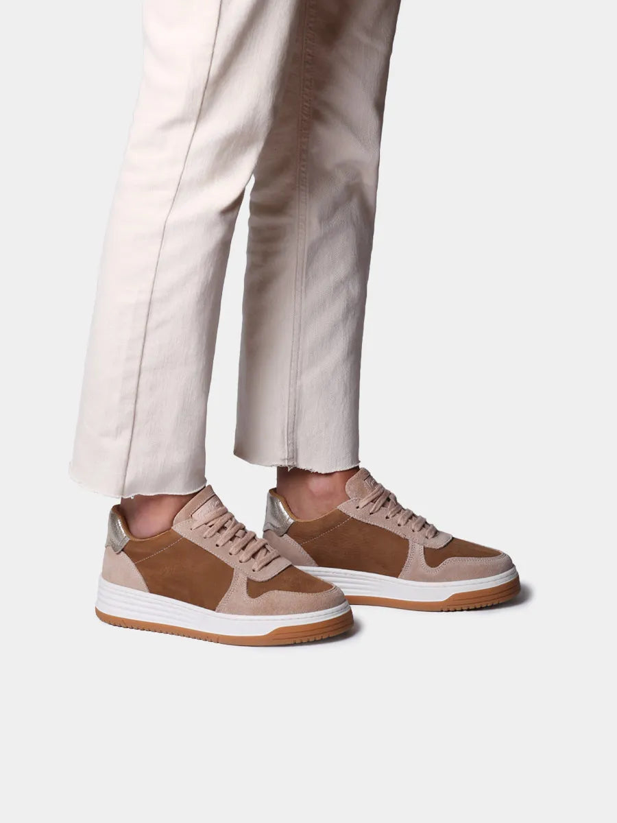 Zapatos con cordones mujer - Sneakers en nobuk y serraje para mujer | AINA  - Toni Pons  