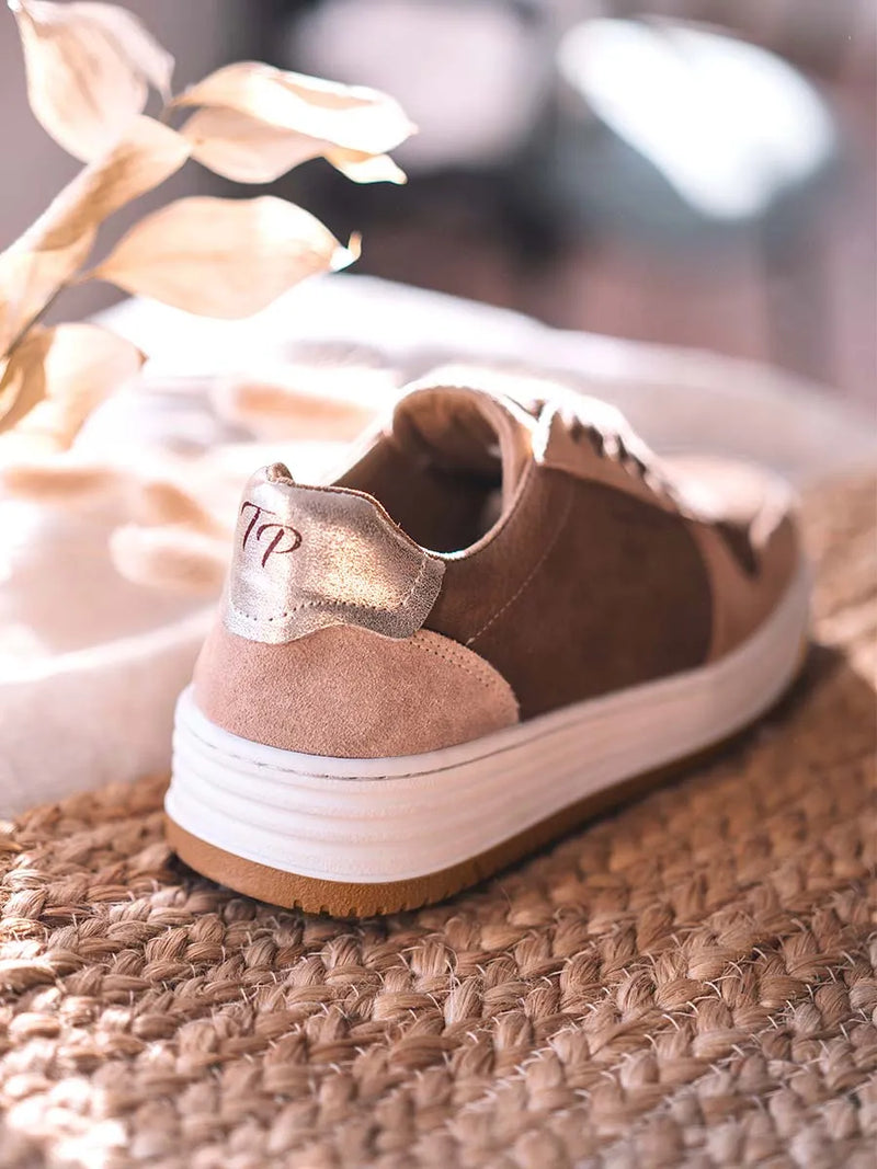 Zapatos con cordones mujer - Sneakers en nobuk y serraje para mujer | AINA  - Toni Pons  