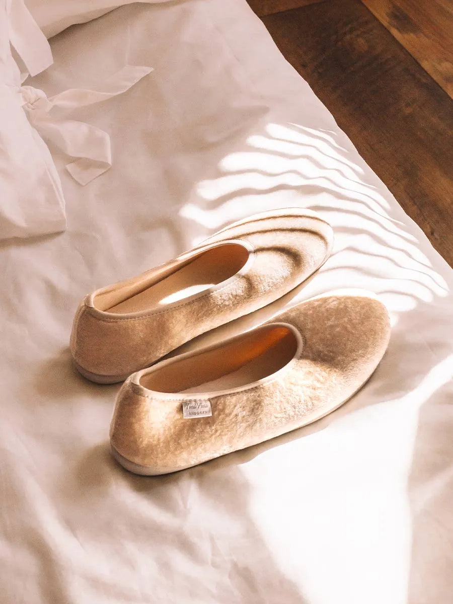 Zapatillas de casa mujer - Zapatillas tipo bailarina de terciopelo para mujer | ALTEA  - Toni Pons  