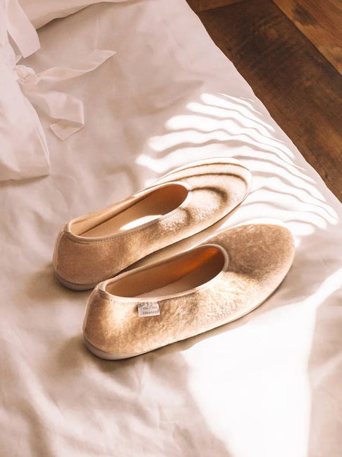 Zapatillas de casa mujer - Zapatillas tipo bailarina de terciopelo para mujer | ALTEA  - Toni Pons  