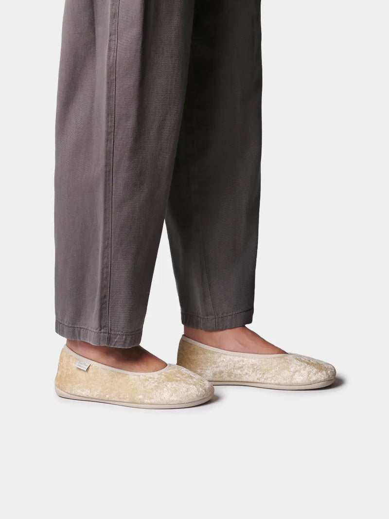 Zapatillas de casa mujer - Zapatillas tipo bailarina de terciopelo para mujer | ALTEA  - Toni Pons  