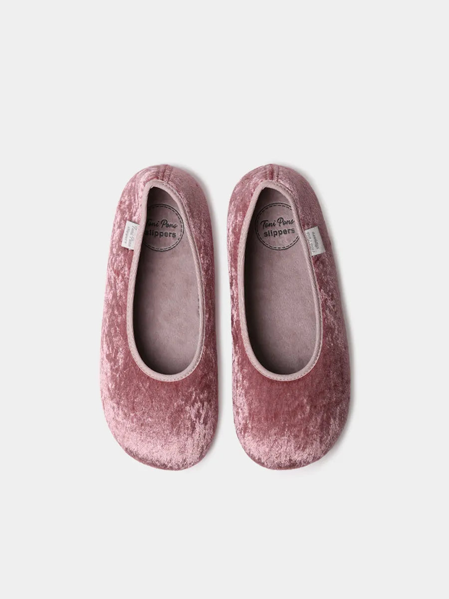 Zapatillas de casa mujer - Zapatillas tipo bailarina de terciopelo para mujer | ALTEA  - Toni Pons  