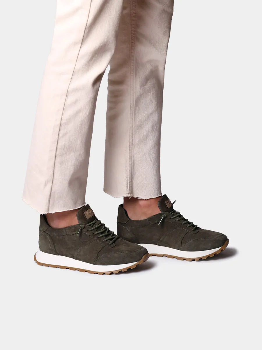 Zapatos con cordones mujer - Zapatillas deportivas en serraje con cordones para mujer | ANNA  - Toni Pons  
