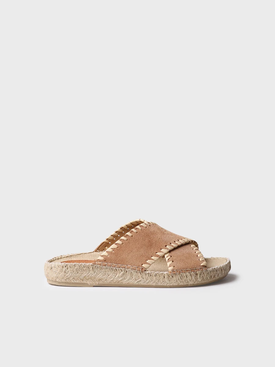  - Sandalias planas tipo BIO de mujer en serraje| BALI-SD  - Toni Pons  