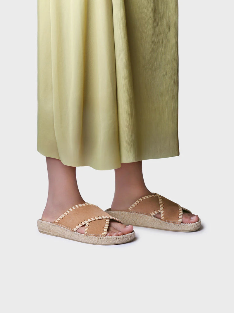 - Sandalias planas tipo BIO de mujer en serraje| BALI-SD  - Toni Pons  