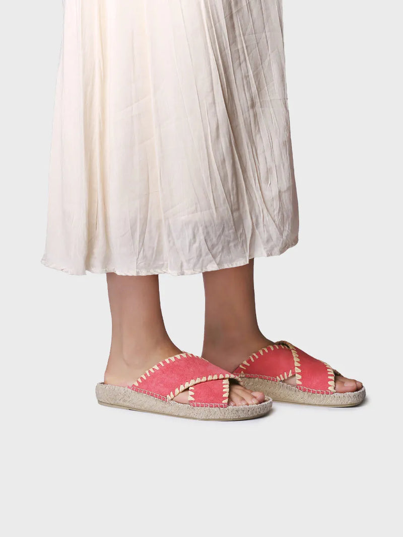  - Sandalias planas tipo BIO de mujer en serraje| BALI-SD  - Toni Pons  