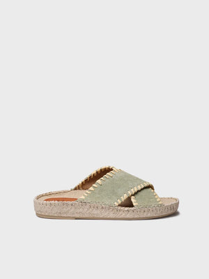  - Sandalias planas tipo BIO de mujer en serraje| BALI-SD  - Toni Pons  