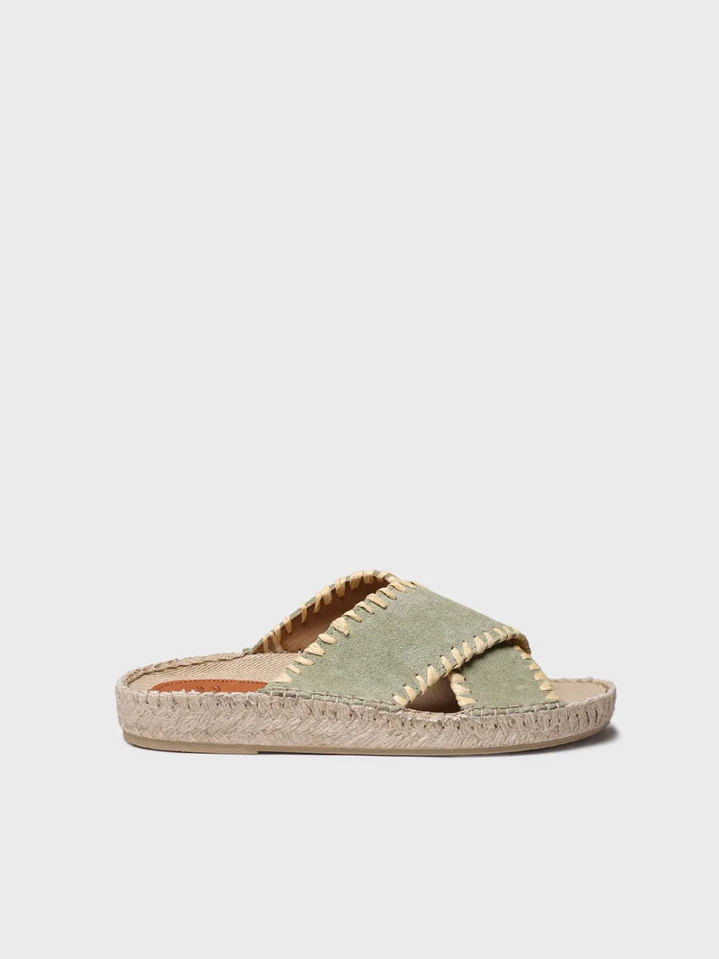  - Sandalias planas tipo BIO de mujer en serraje| BALI-SD  - Toni Pons  