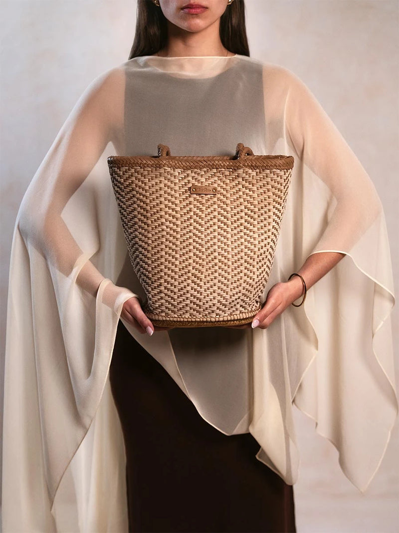  - Bolso en piel trenzada para mujer | BEGUR80  - Toni Pons  