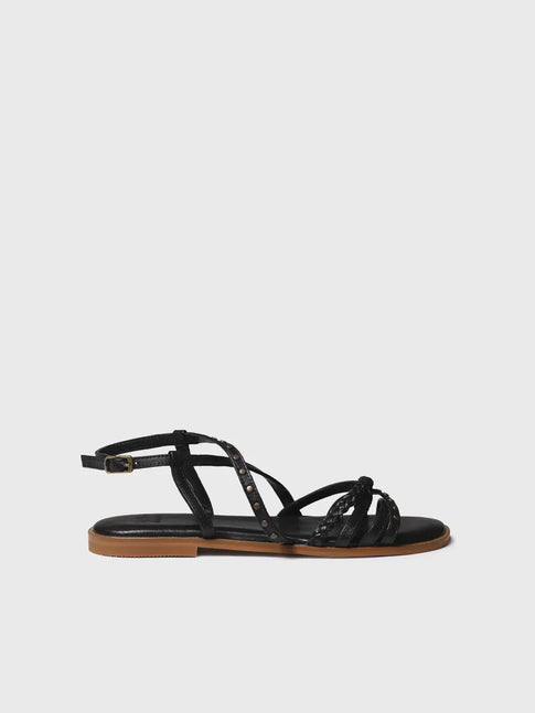  - Sandalias planas de mujer en piel con tachuelas | BERGEN  - Toni Pons  