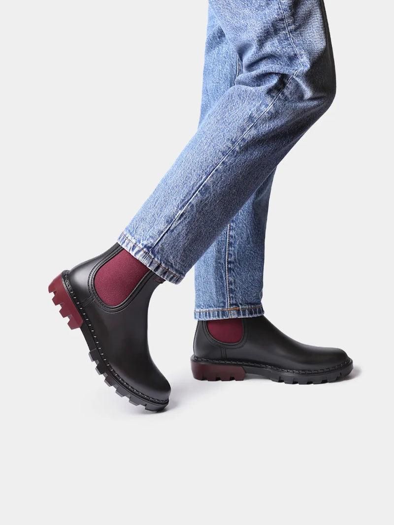 Botines mujer - Botines de lluvia para mujer con gomas en contraste | CAEN  - Toni Pons  