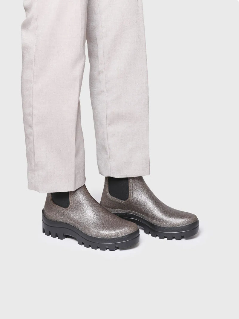 botines mujer - Botín de agua para mujer plateado | CALGARY  - Toni Pons  