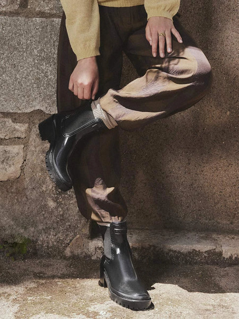 Women's heeled rain ankle boot | CANDICE