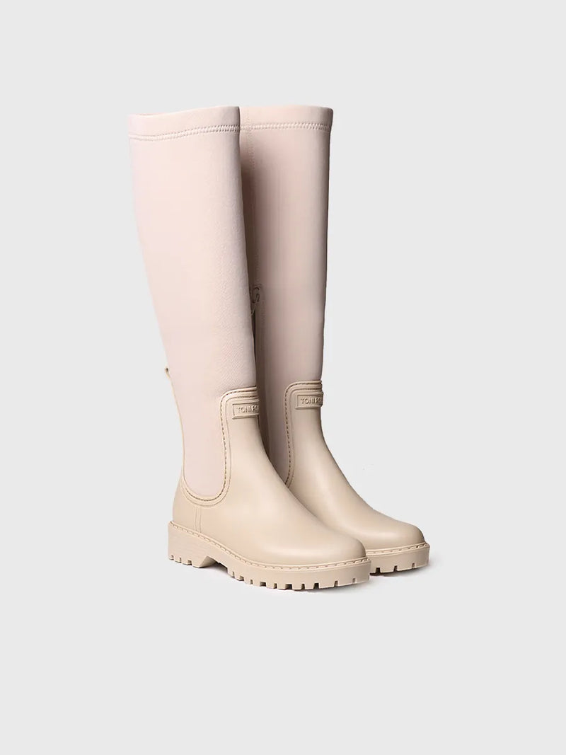 Botas mujer - Bota alta de agua para mujer en goma y licra | CARDIFF  - Toni Pons  