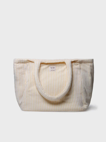 Complementos - Bolso shopper de mujer en tejido tipo toalla a rayas | CARIOCA  - Toni Pons  