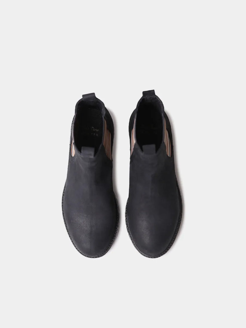 Botines mujer - Botines de mujer en piel con elásticos a rayas | CARLA-NR  - Toni Pons  