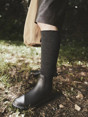 Botines mujer - Bota alta en goma y punto para mujer | CARPI  - Toni Pons  