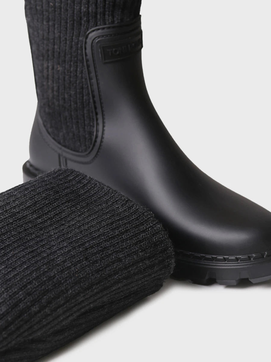 Botines mujer - Bota alta en goma y punto para mujer | CARPI  - Toni Pons  