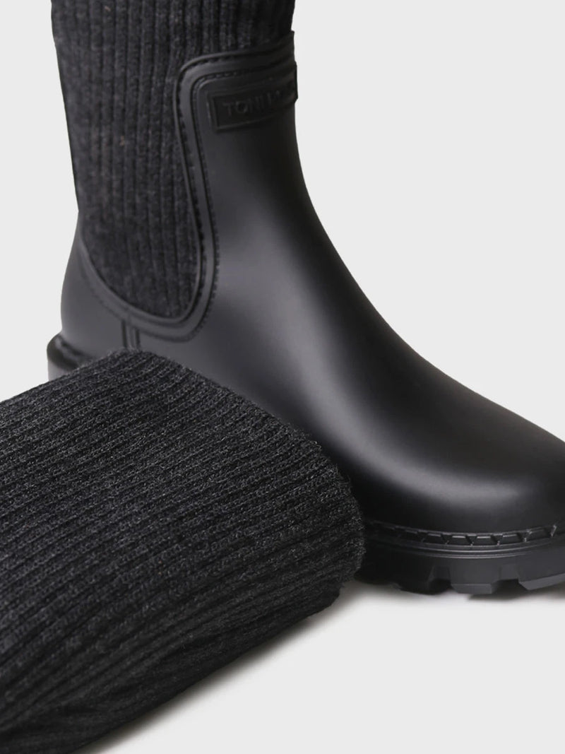 Botines mujer - Bota alta en goma y punto para mujer | CARPI  - Toni Pons  