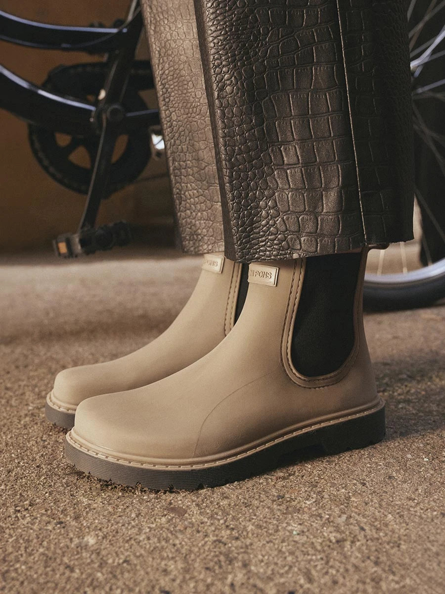 Women's barefoot rubber rain ankle boot | CHERYL