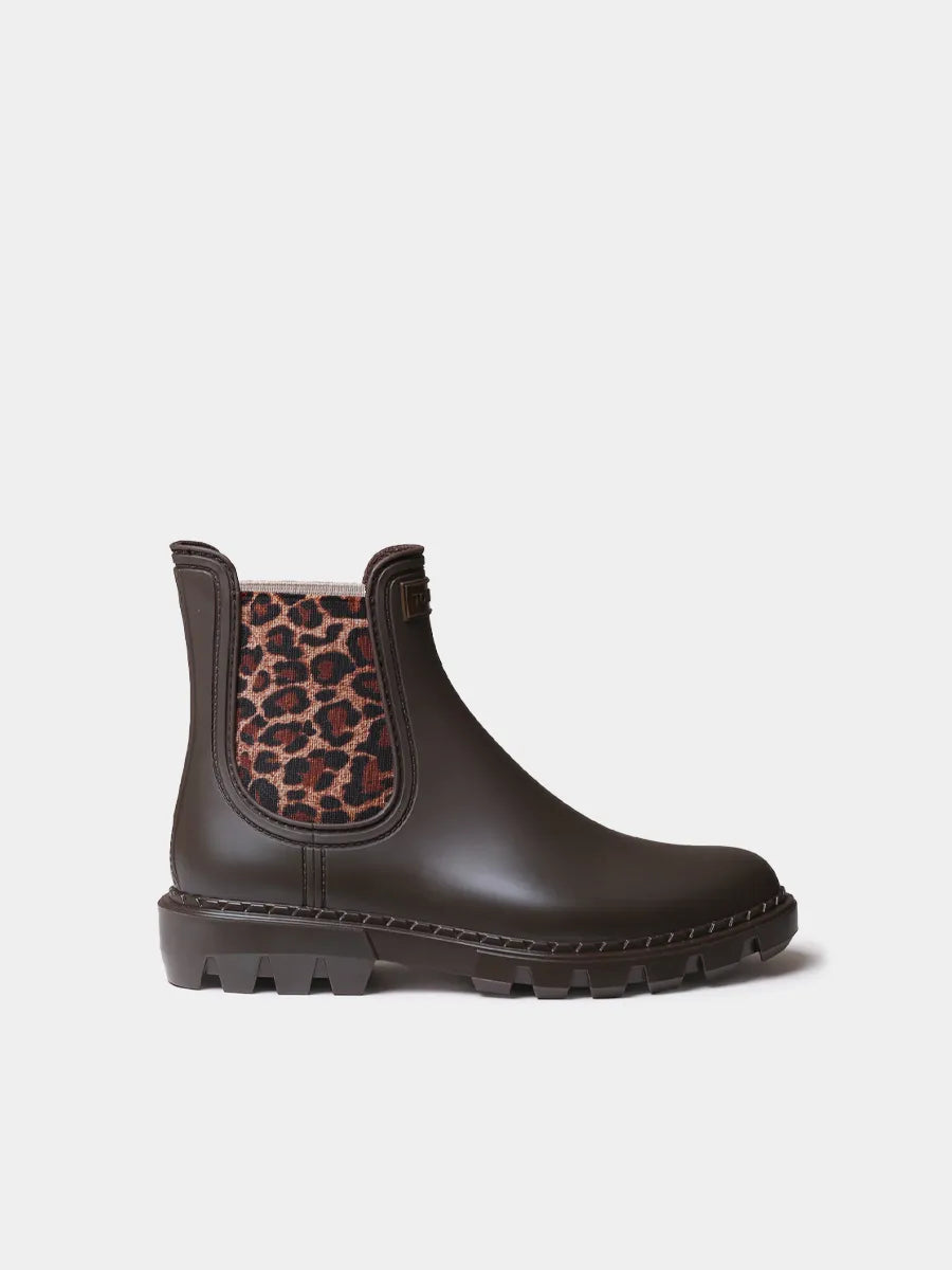 Botines mujer - Botines de agua para mujer con elásticos en animal print | CLAYTON  - Toni Pons  
