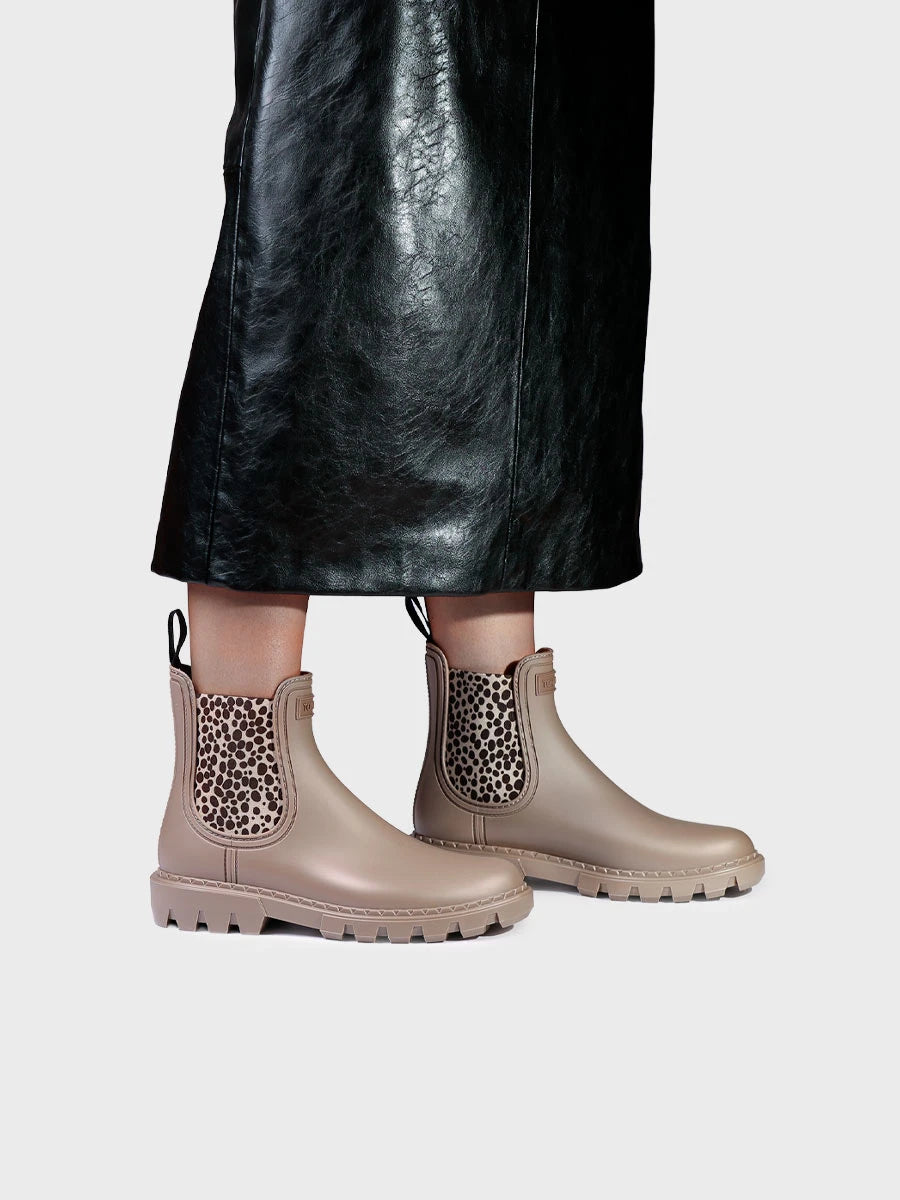 Botines mujer - Botines de agua para mujer con elásticos en animal print | CLAYTON  - Toni Pons  