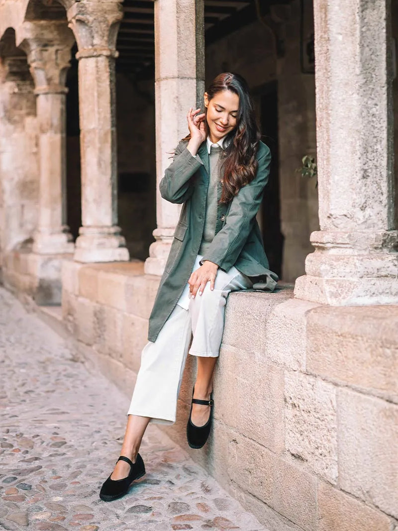 zapatos mujer - Mary Jane para mujer en terciopelo | CLOE  - Toni Pons  