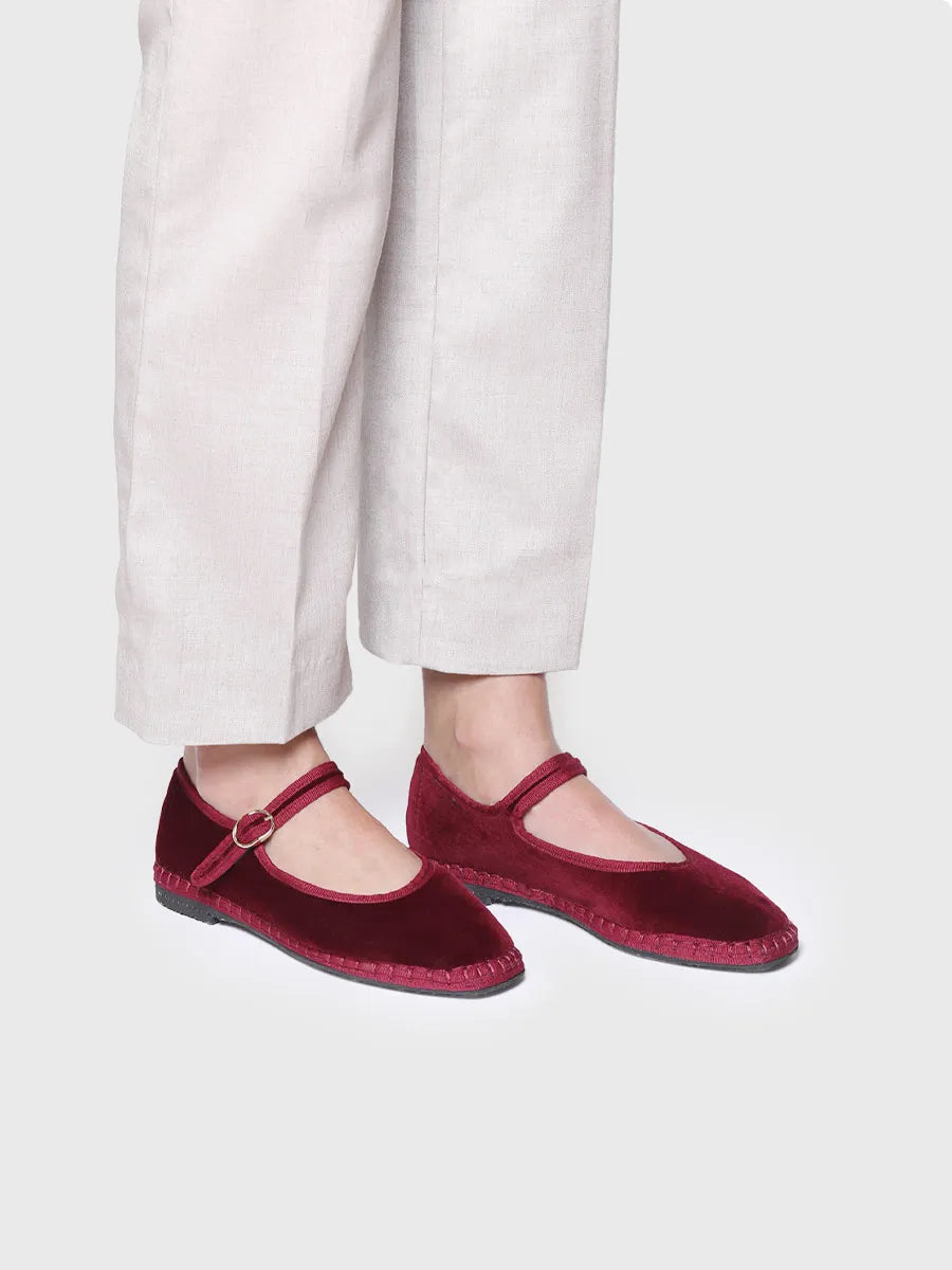 zapatos mujer - Mary Jane para mujer en terciopelo | CLOE  - Toni Pons  
