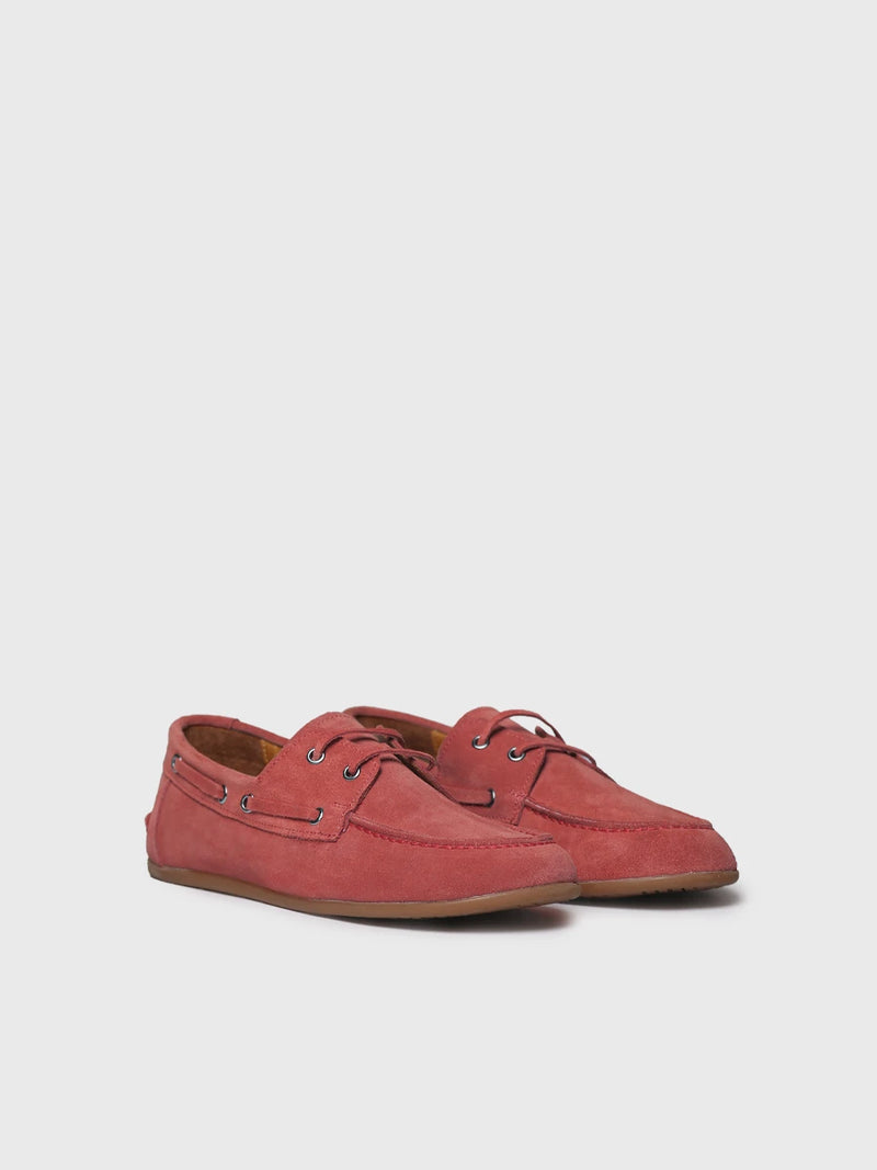 Zapatos mujer - Náuticos de mujer en serraje con cordones de piel | CRIS-SE  - Toni Pons  