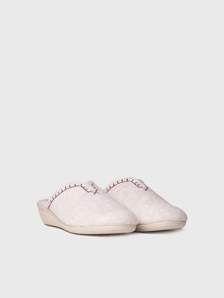 zapatillas de casa mujer - Zapatilla tipo zueco para mujer en fieltro reciclado | CUNIT-FR  - Toni Pons  